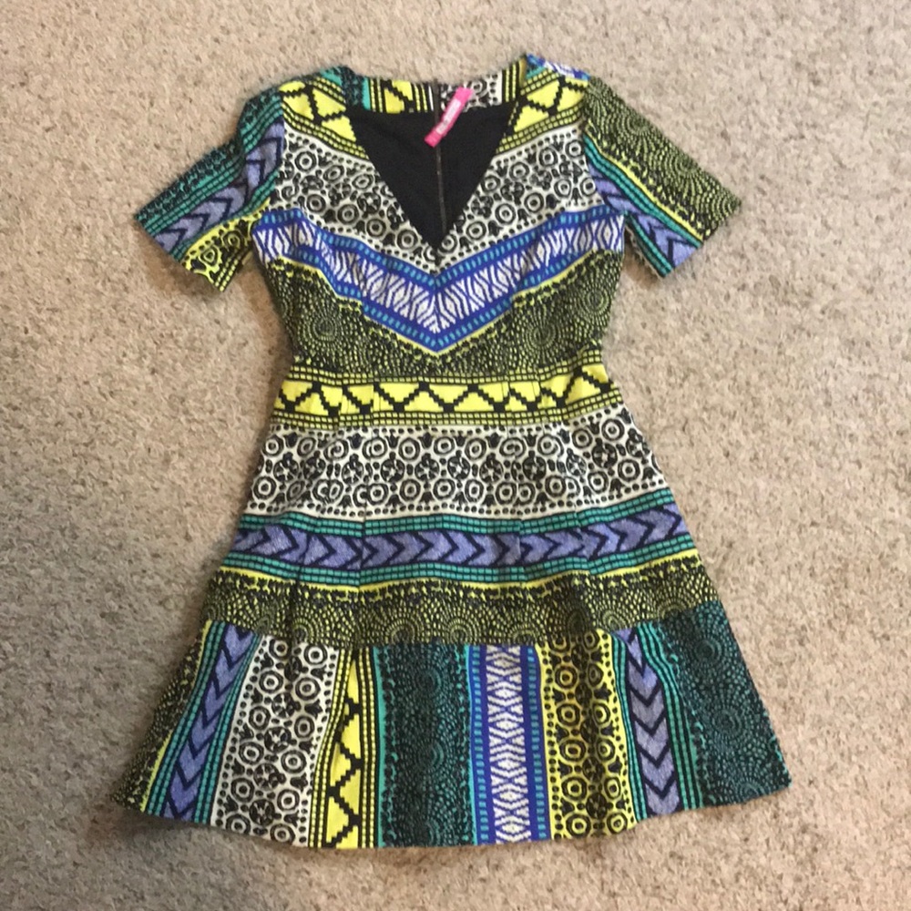 Patterned dress from Anthropologie, worn once